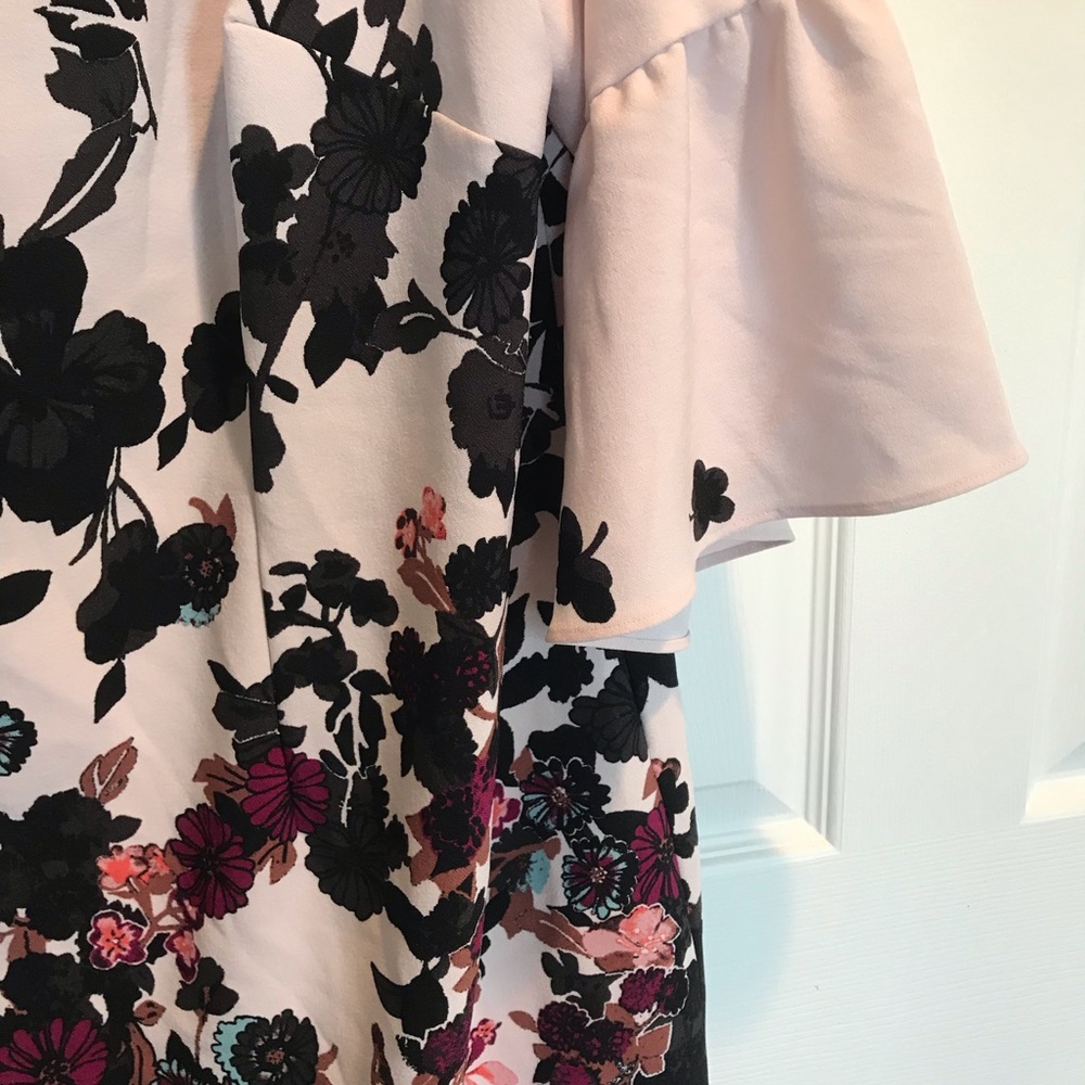 Adrianna Papell Woman Plus floral ruffle dress - Picture 3 of 3